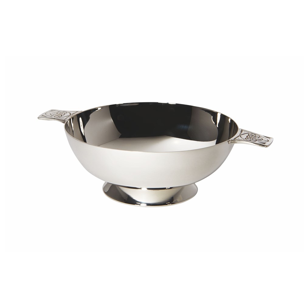 4" Celtic Silver Plated Quaich