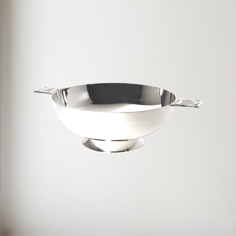 6 inch Celtic Silver Plated Quaich