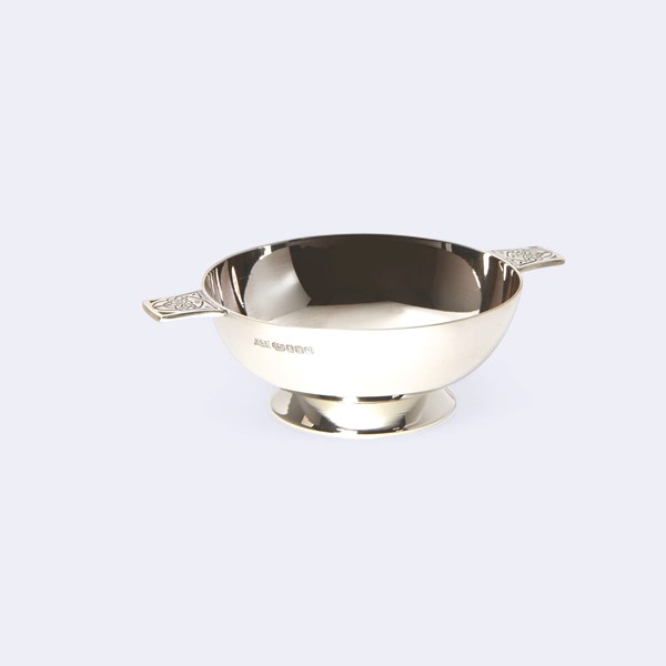 Sterling Silver 3 inch quaich