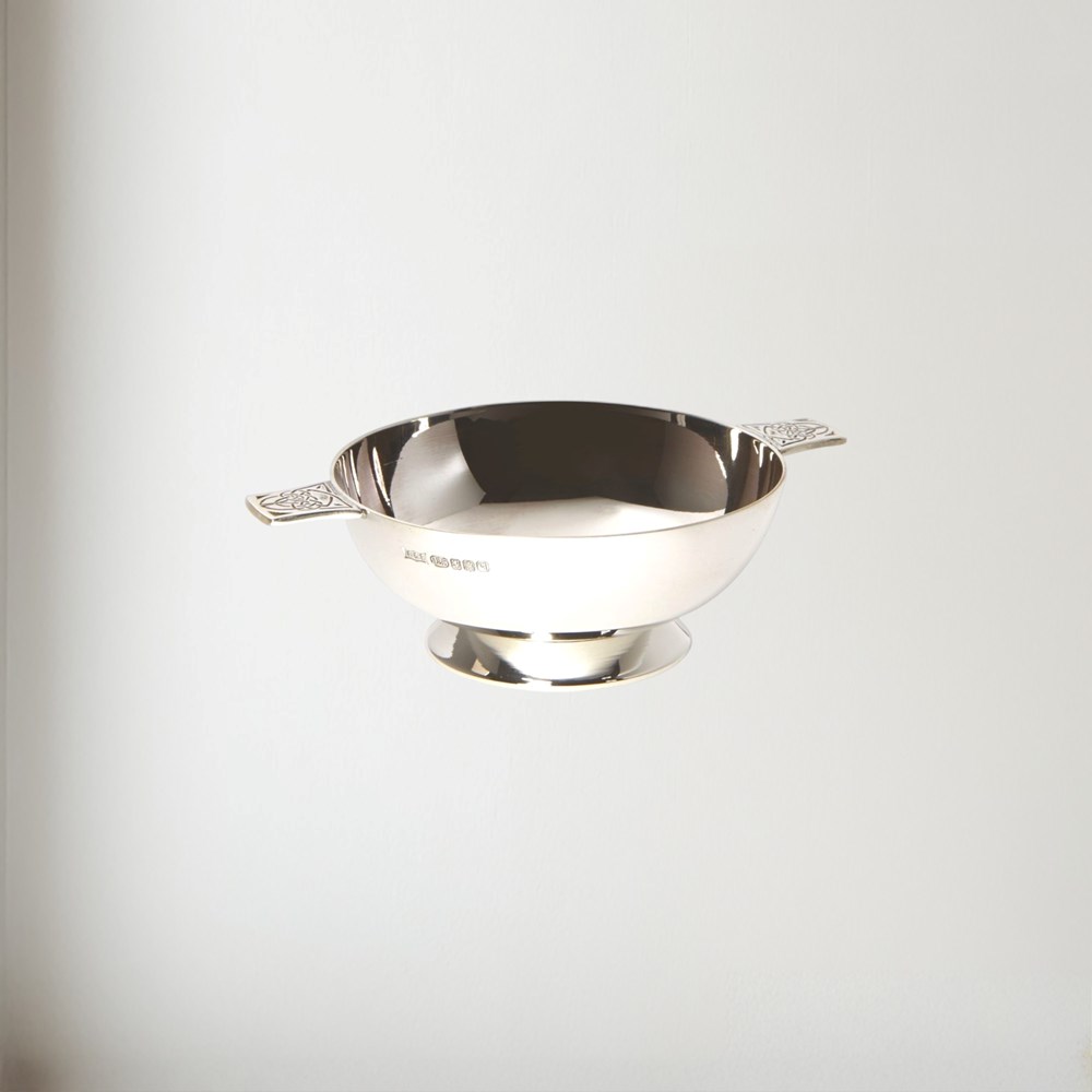 Sterling Silver 3 inch quaich