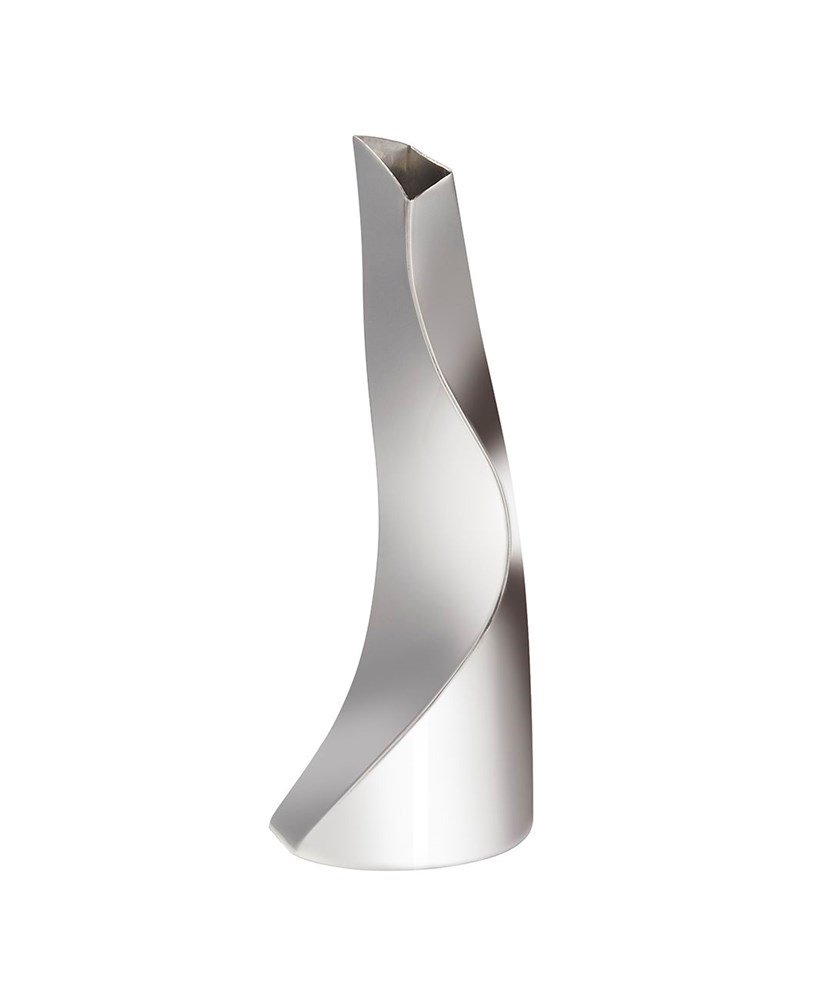 Small Twist Pewter Vase By Catherine Tutt