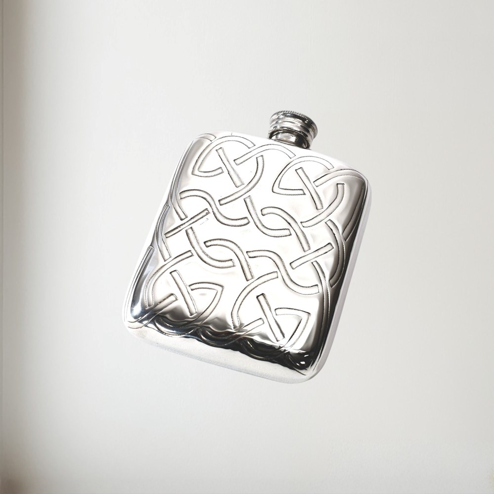 Celtic Knot 4oz Pewter Pocket Flask Celtic Knot 4oz pewter pocket flask
