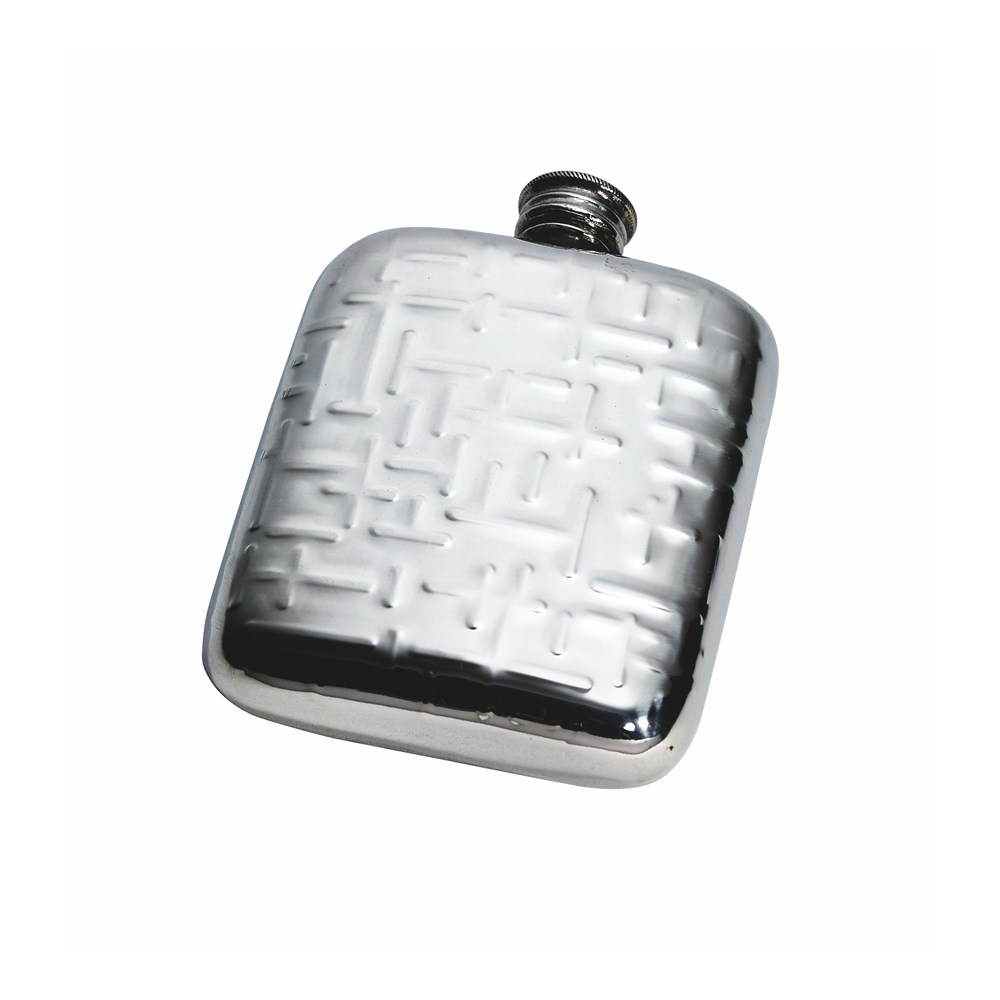 4oz Metropolitan Pewter Pocket Flask