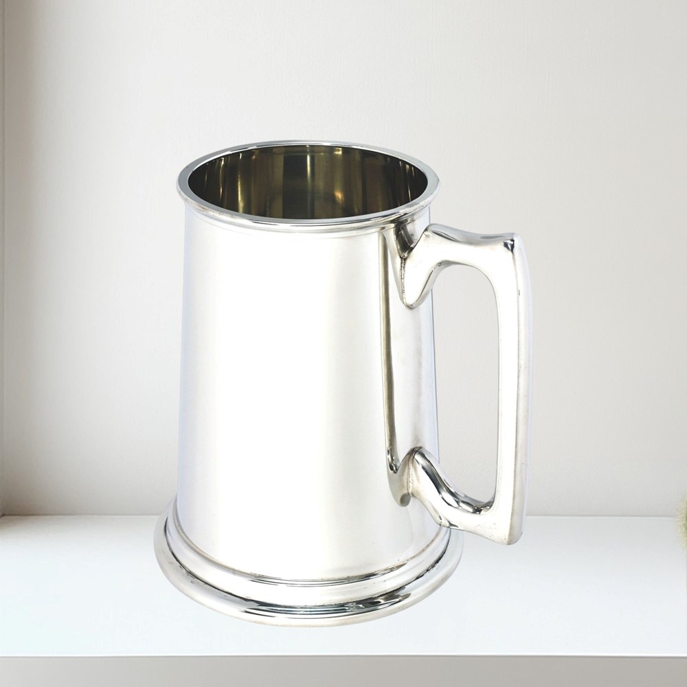 Plain Two Pint Pewter Tankard
