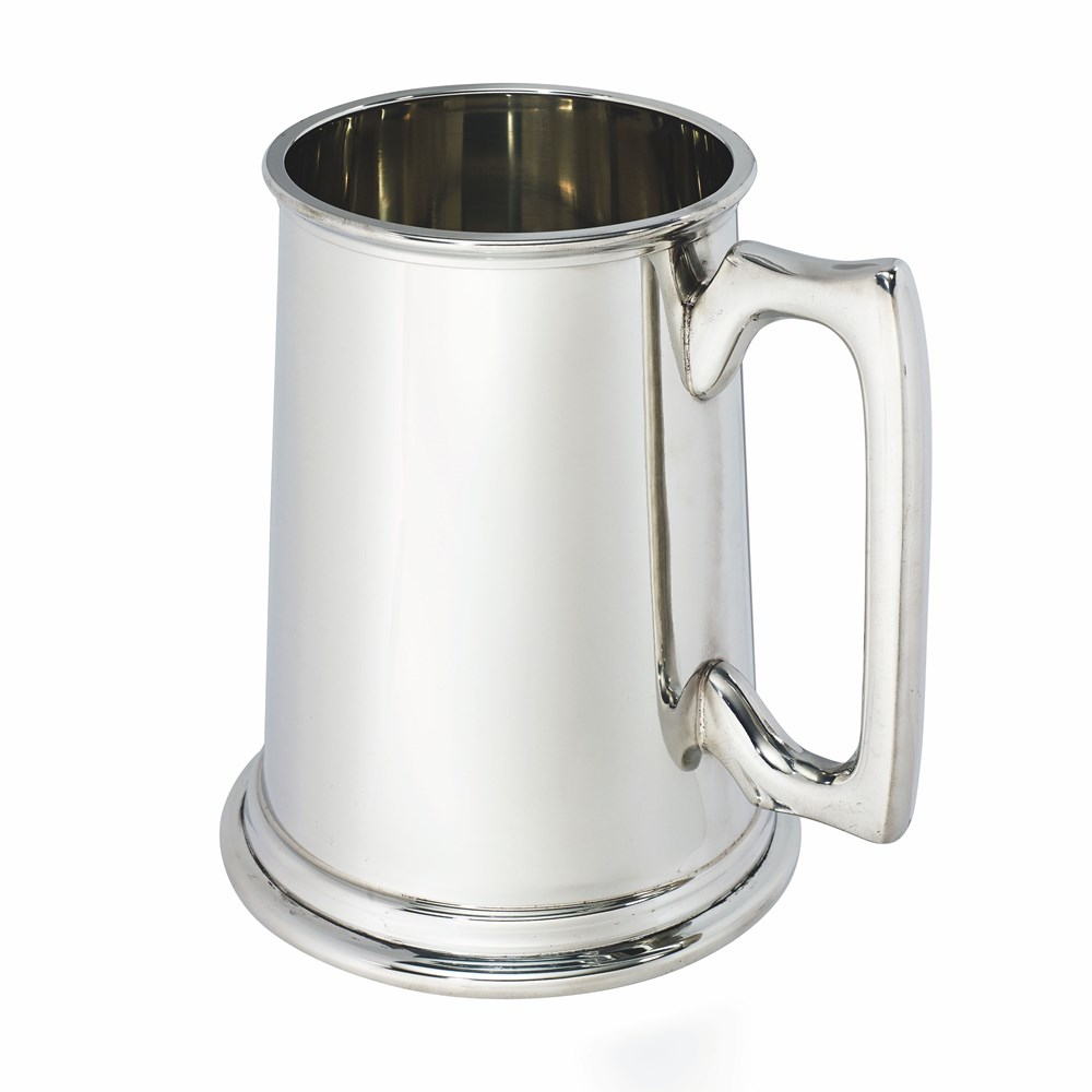 Plain Two Pint Pewter Tankard