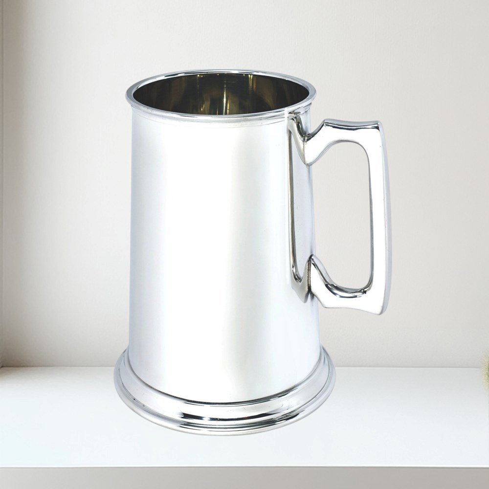 Plain Giant Three Pint Pewter Tankard