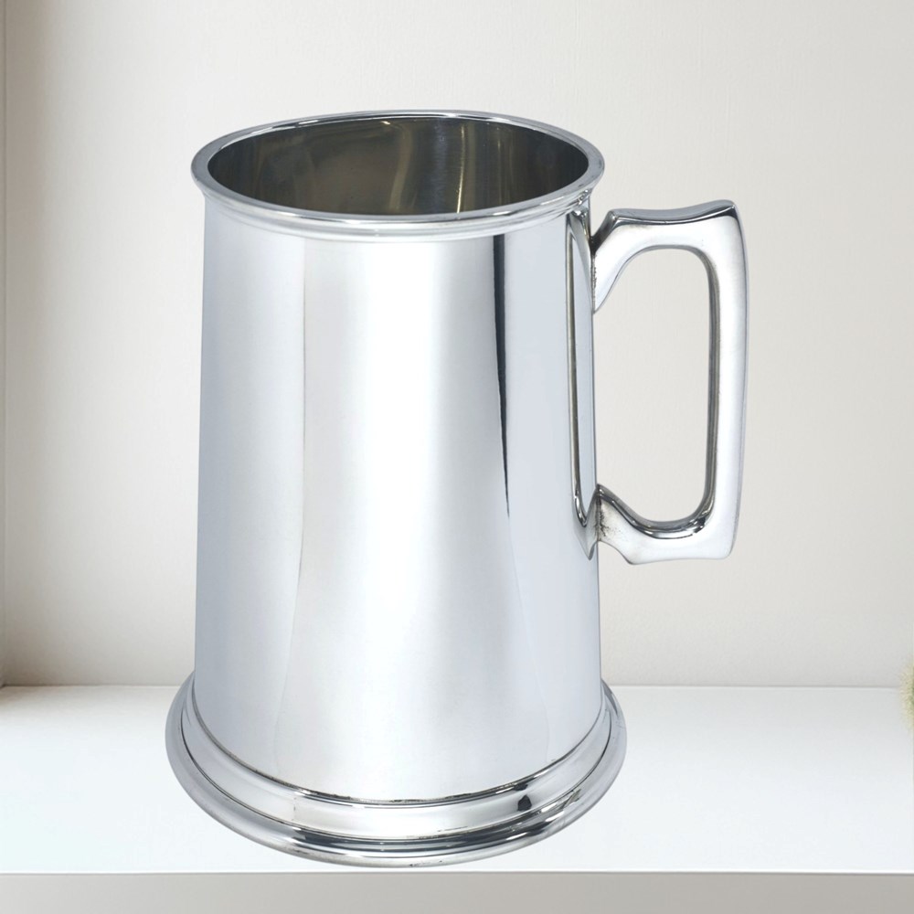 Plain Giant Four Pint Pewter Tankard