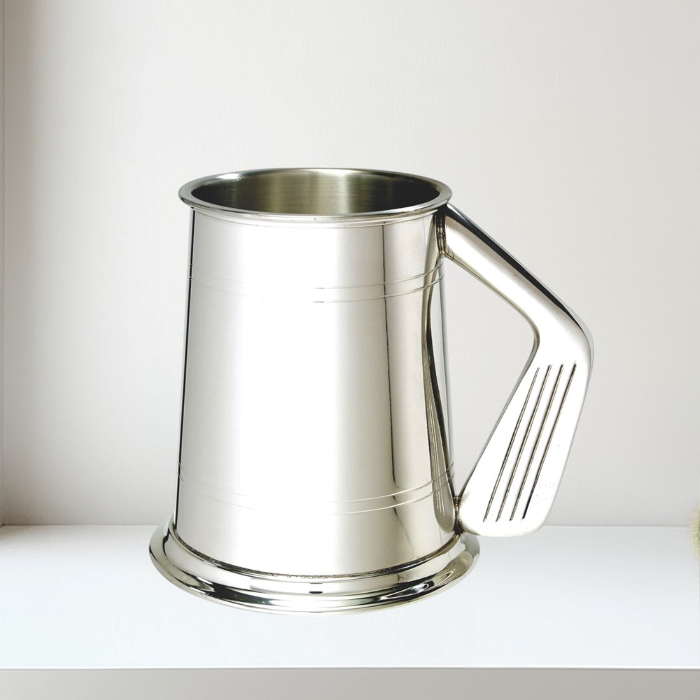Golf Handle One Pint Pewter Tankard Golf Handle 1 pint pewter Tankard