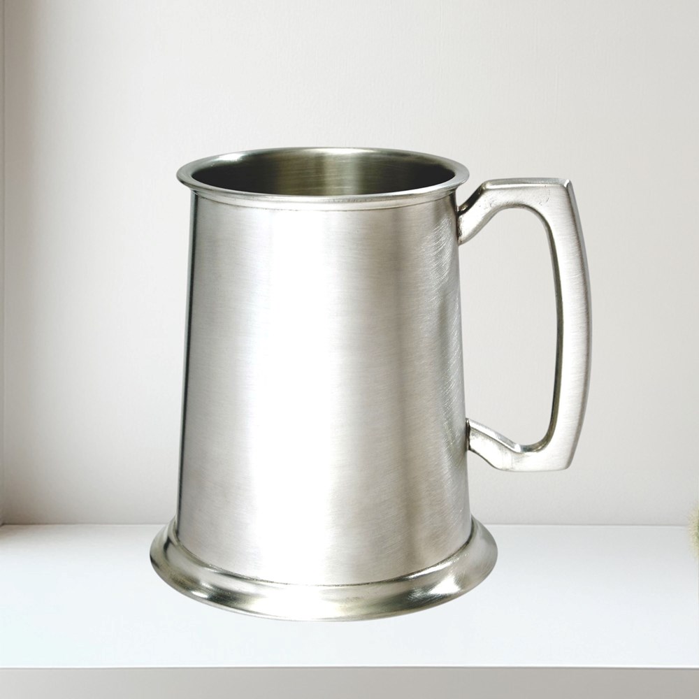 Standard Satin One Pint Pewter Tankard