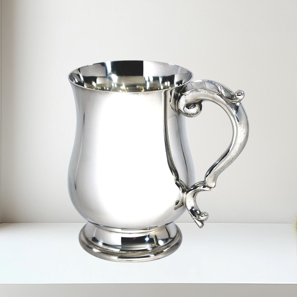 Georgian Pewter One Pint Tankard Georgian pewter 1 pint tankard