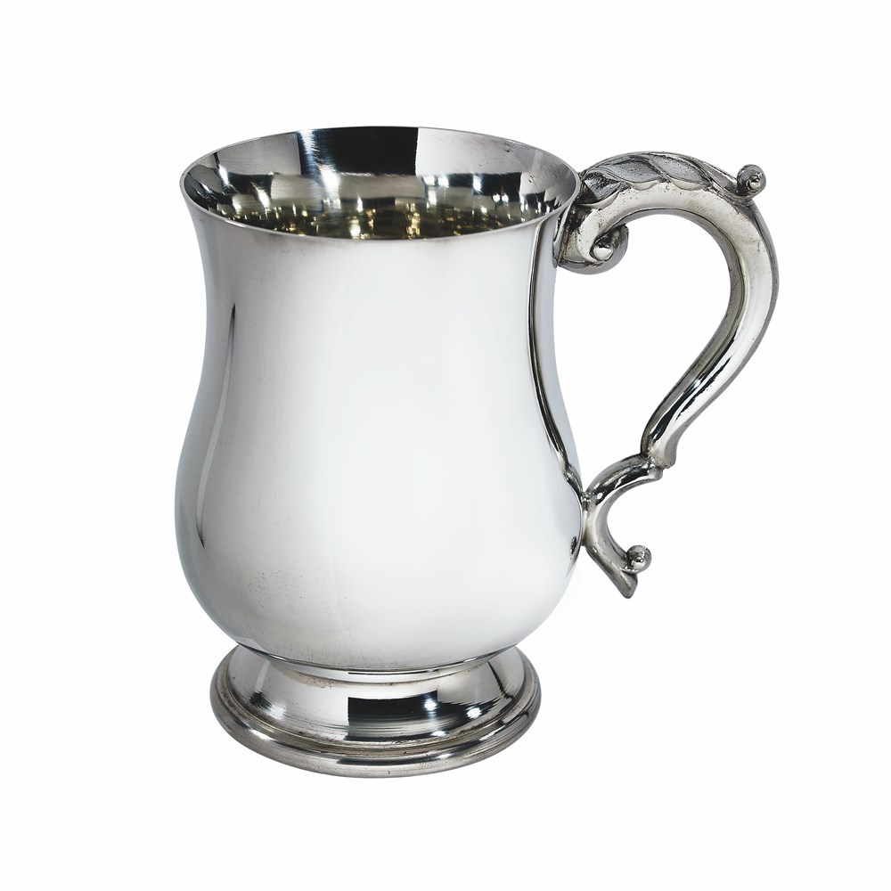 Georgian Pewter One Pint Tankard