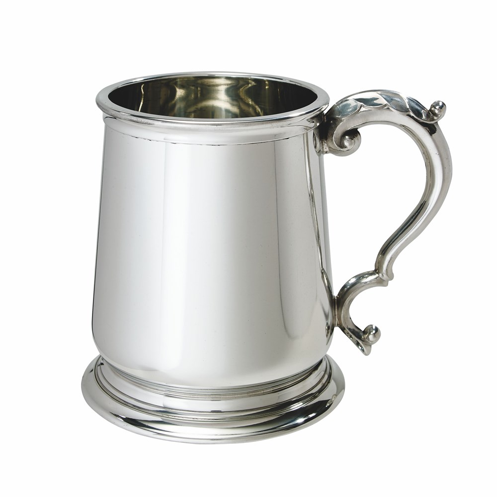 George III One Pint Pewter Tankard
