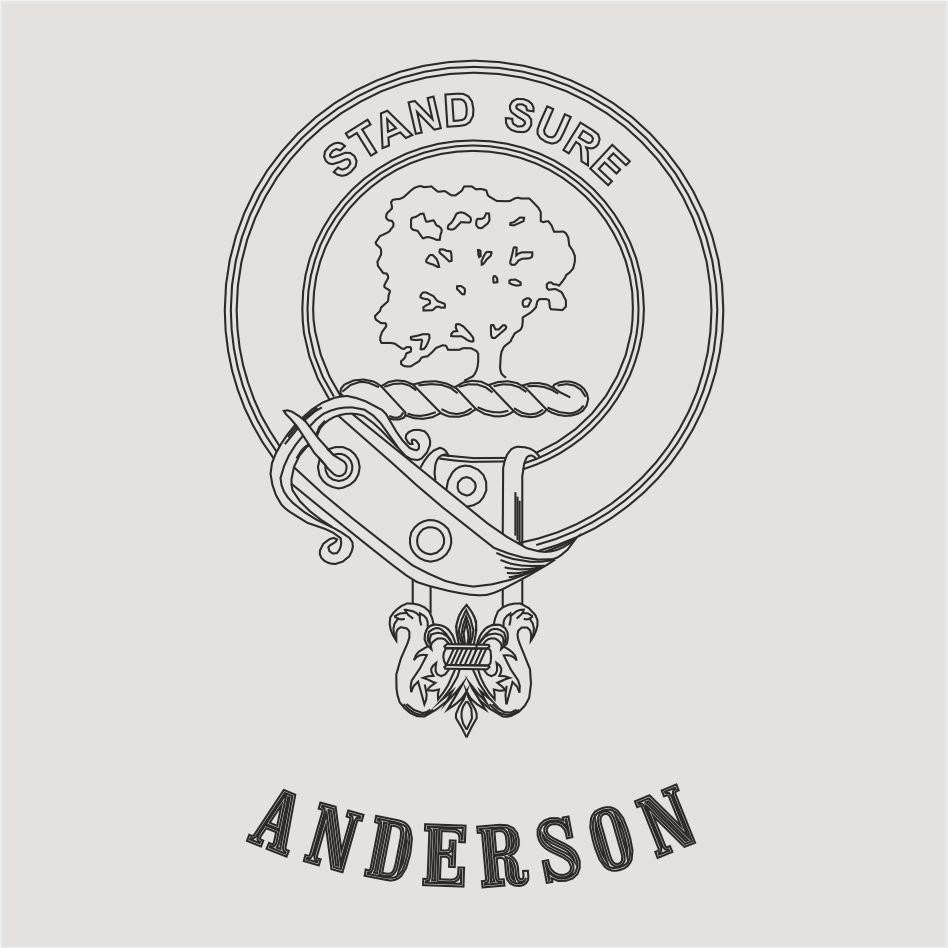 Clan crest Anderson Choose your Product Clan crest Anderson Choose your Product