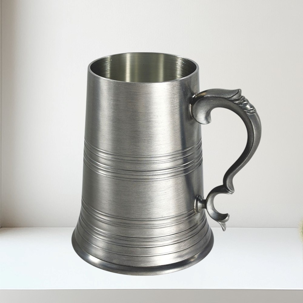 Glass Base Regency X Range Pewter Tankard Glass Base Regency X range Pewter Tankard