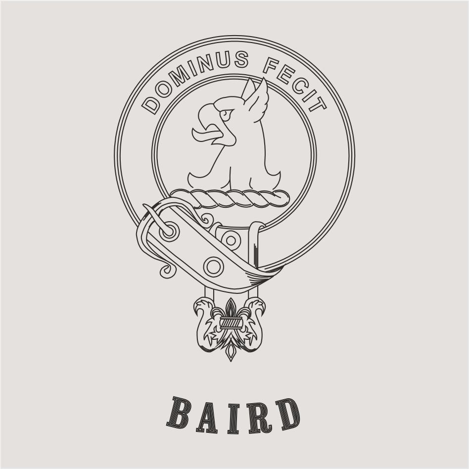 Clan crest Baird Choose your Product Clan crest Baird Choose your Product