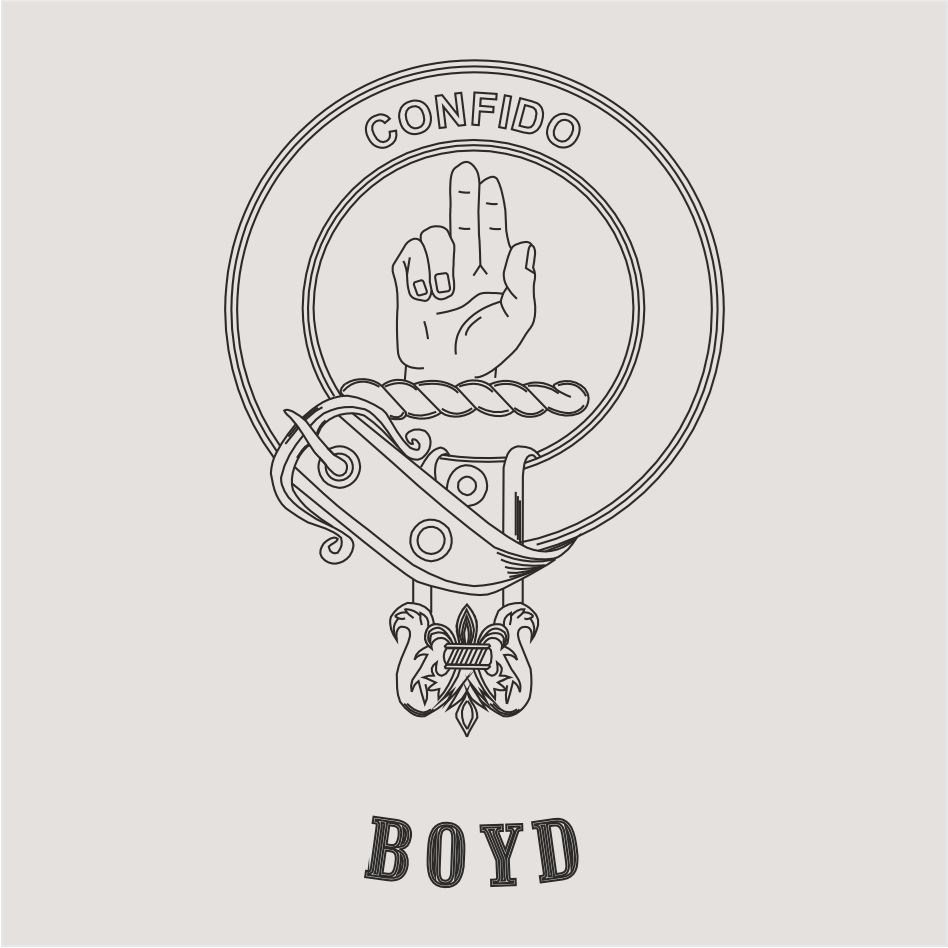 Clan crest Boyd Choose your Product Clan crest Boyd Choose your Product