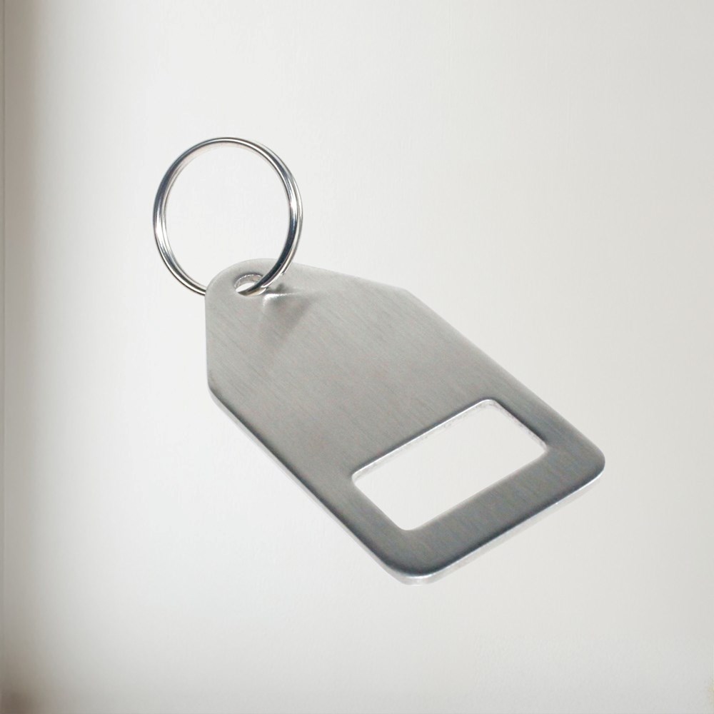 Stainless Steel Bottle Opener Keyring