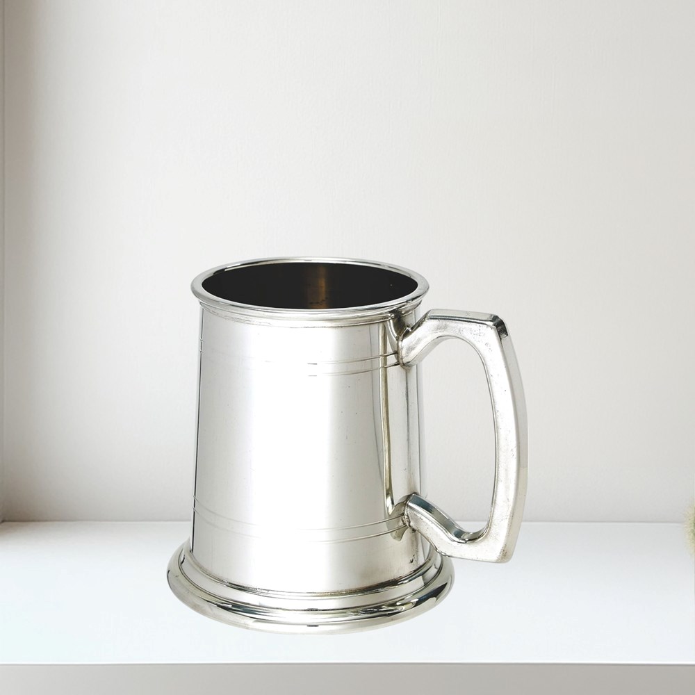 Half Pint Double Lined Pewter Tankard Half Pint Double lined pewter Tankard
