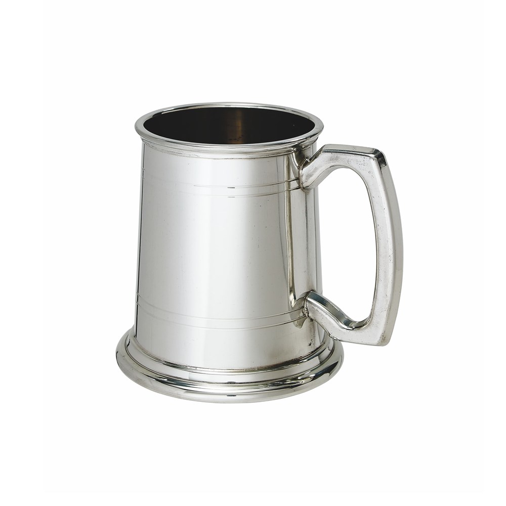 Half Pint Double Lined Pewter Tankard