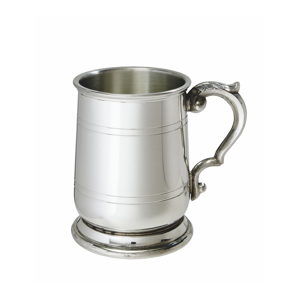 Half Pint Jacobean Pewter Tankard