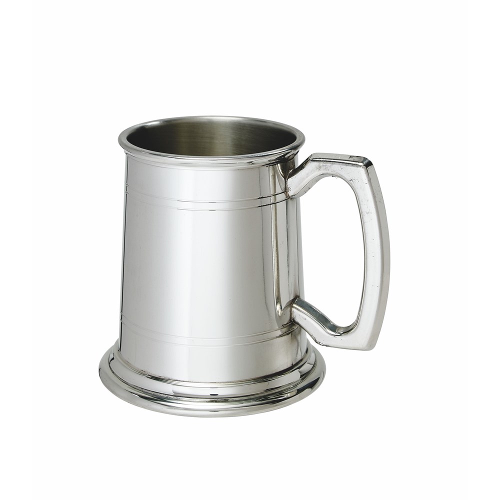 Half Pint Standard Double Lined Pewter Tankard