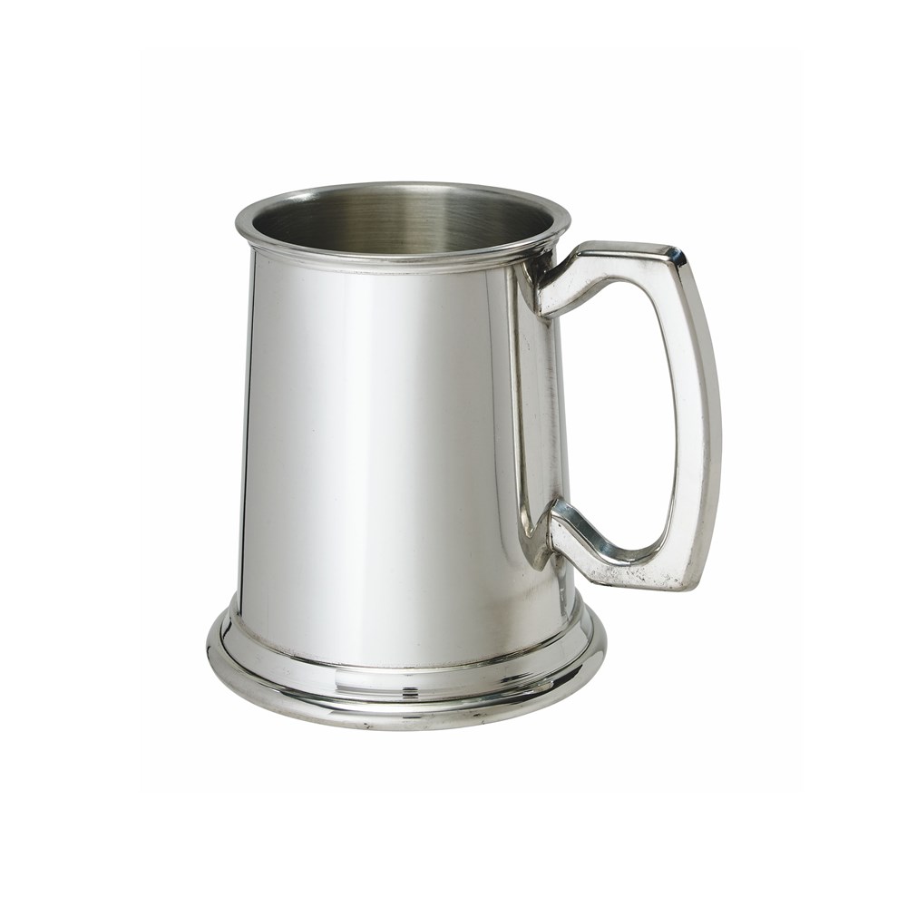 Half Pint Standard Plain Pewter Tankard