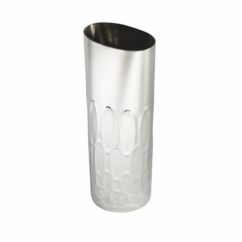 Medium Pewter Elipse Vase