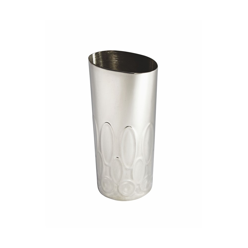 Small Pewter Elipse Vase