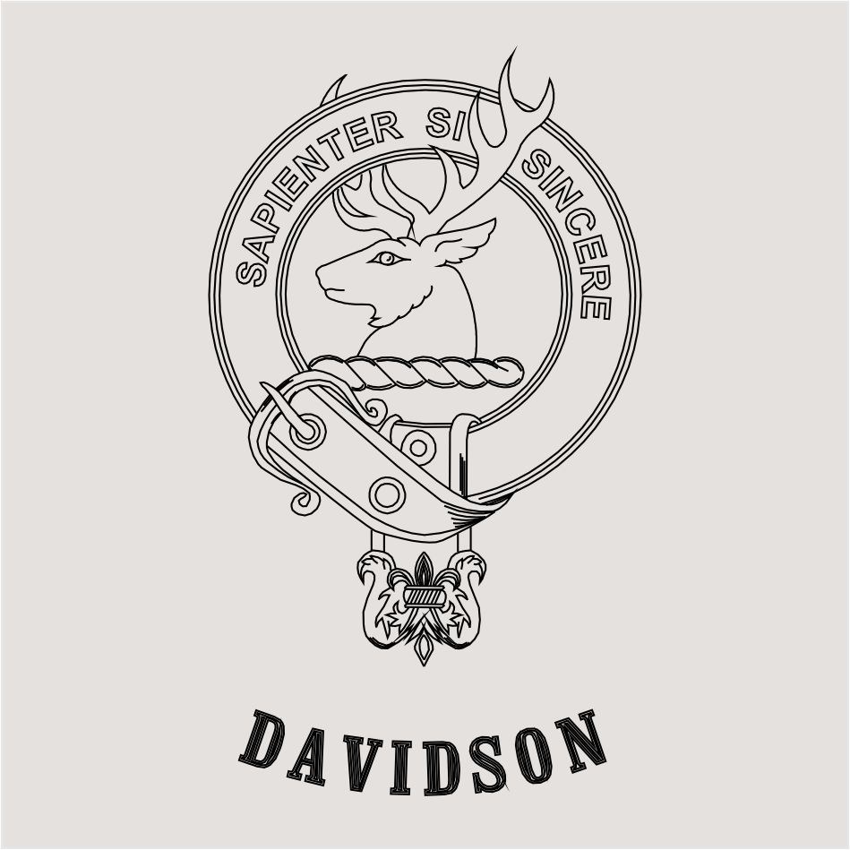 Clan crest Davidson Choose your Product Clan crest Davidson Choose your Product