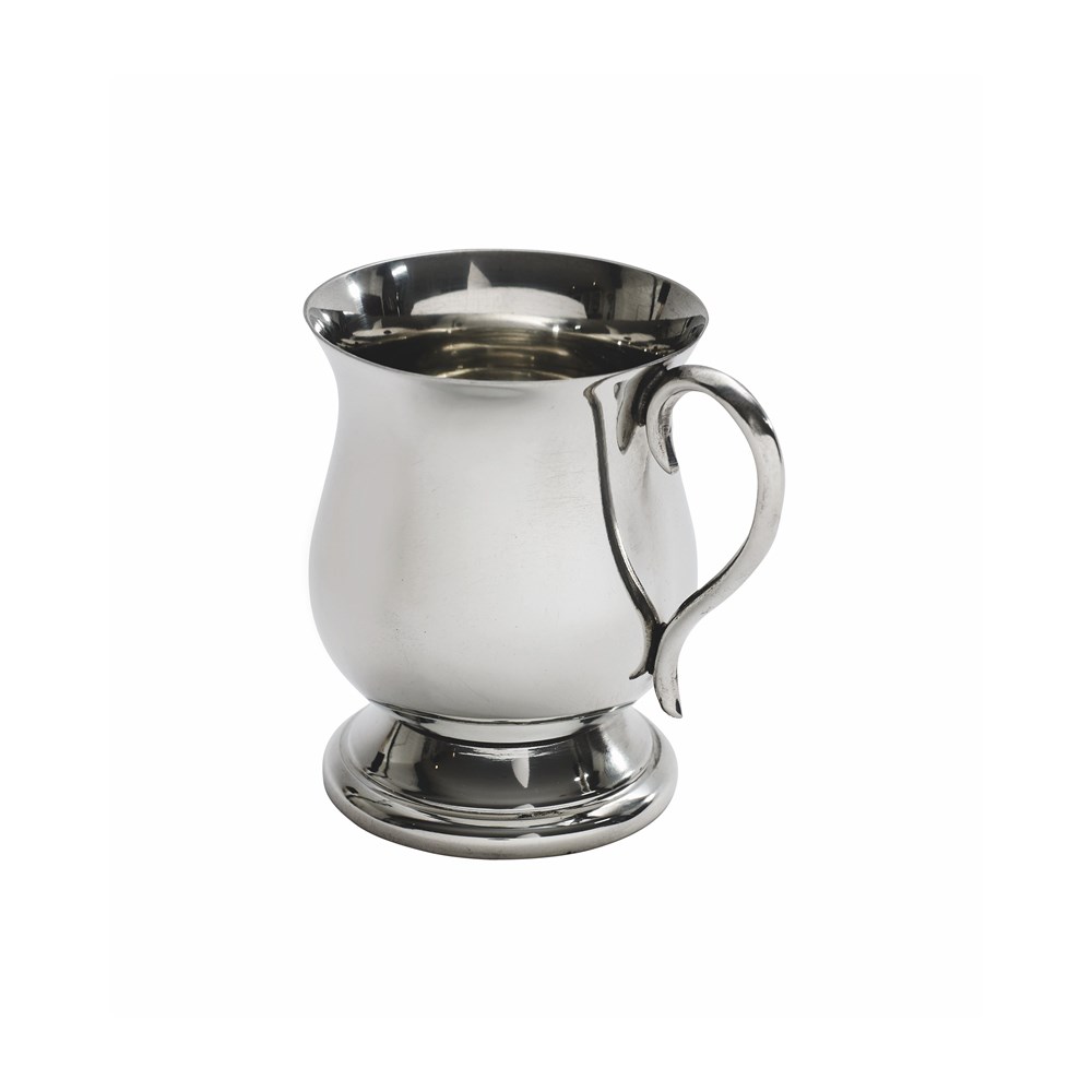 Small Baby Georgian Pewter Baby Mug