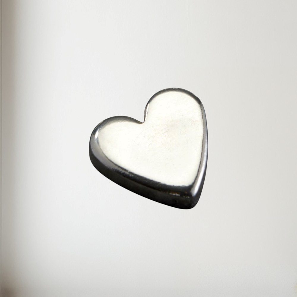 Small Cast Pewter Heart