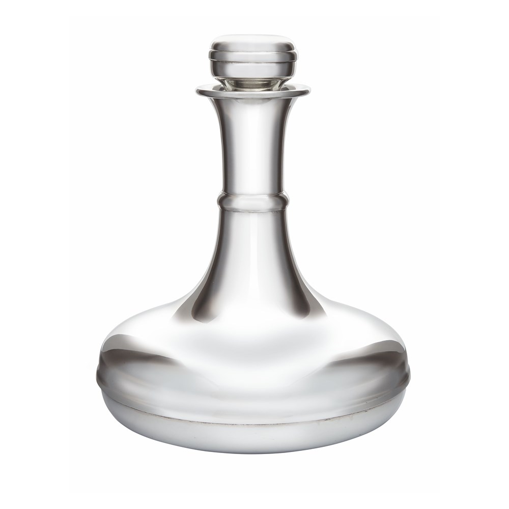 Pewter Ships Decanter