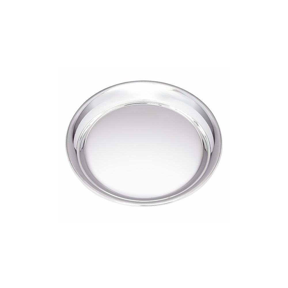 Round Pewter Bottle Coaster