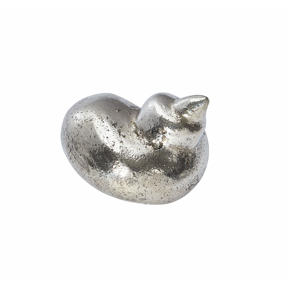 Cast Pewter Large Spiral Shell Ornament