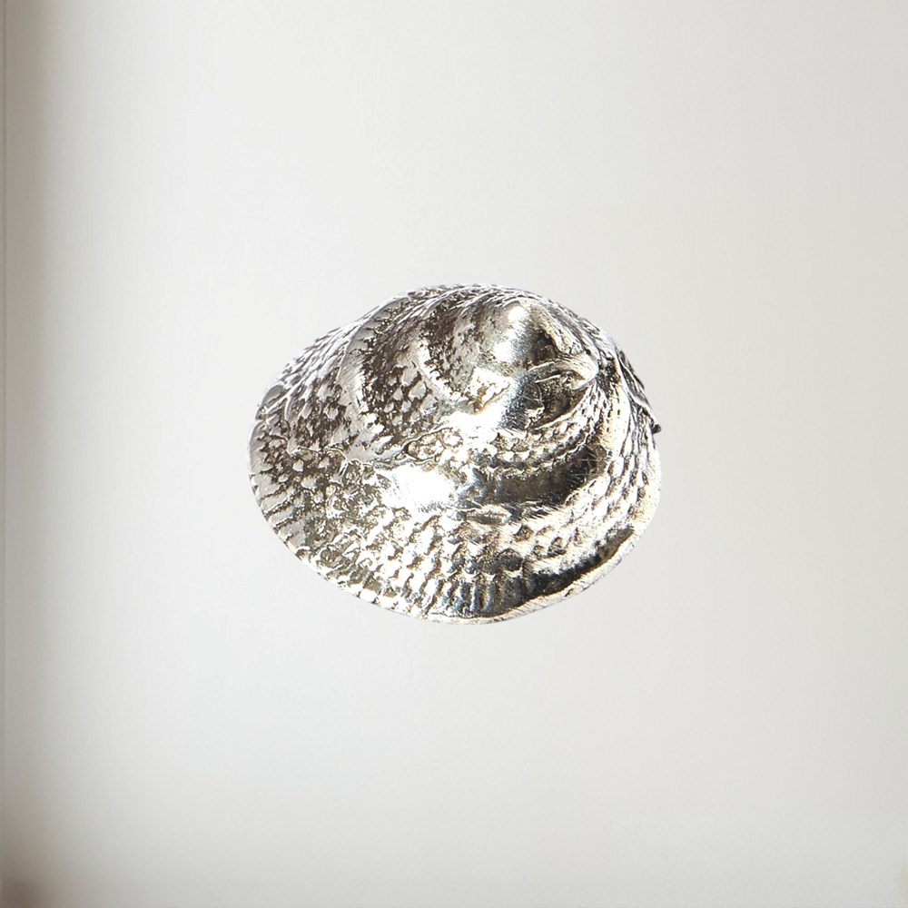 Cast Pewter Periwinkle Ornament Cast Pewter Periwinkle ornament