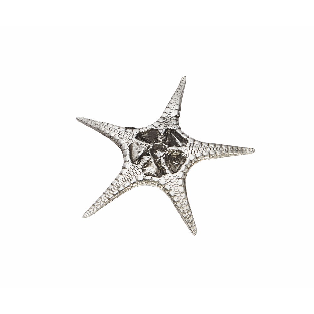 Cast Pewter Small Fancy Starfish Ornament Cast Pewter Small Fancy Starfish Ornament