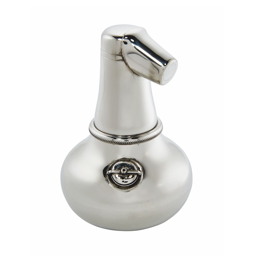 Large Pewter Pot Still Flask