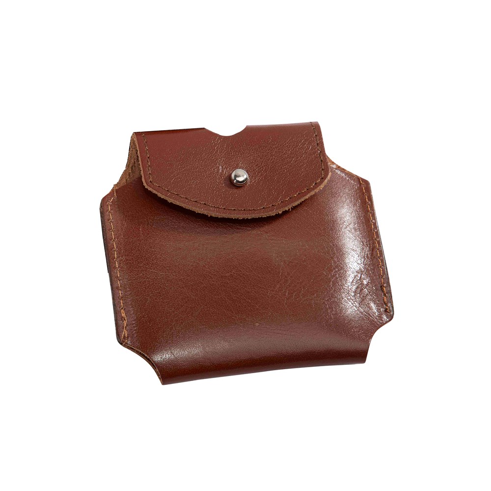 Brown Leather Pouch to fit 2oz pocket flask