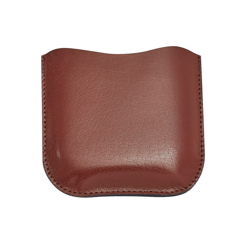 Brown Leather Pouch To Fit 6oz Pocket Flasks