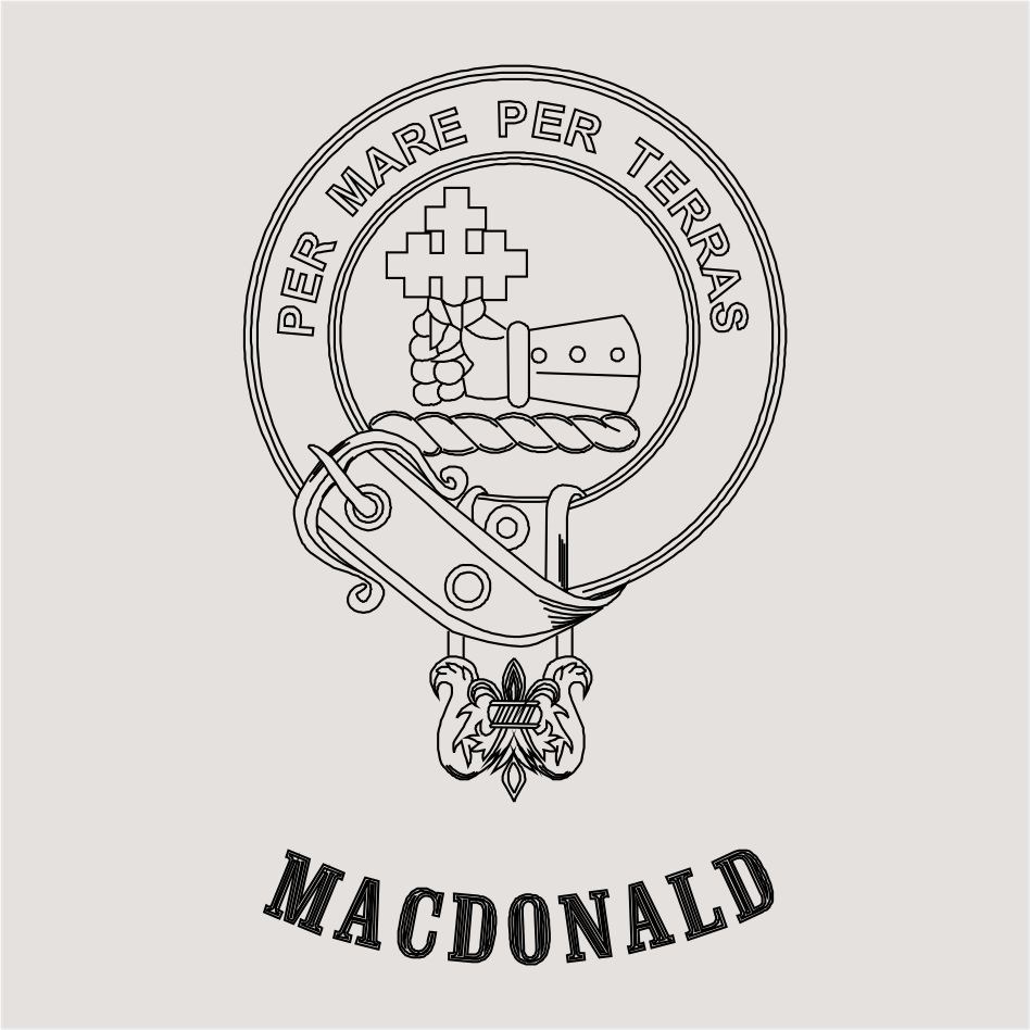 Clan crest MAcdonald Choose your Product Clan crest MAcdonald Choose your Product