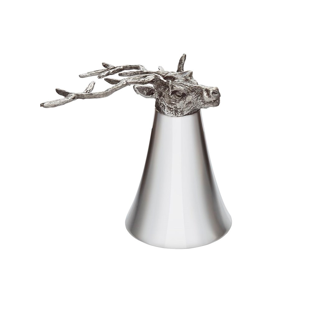 5oz Stag Head Pewter Jigger Cup