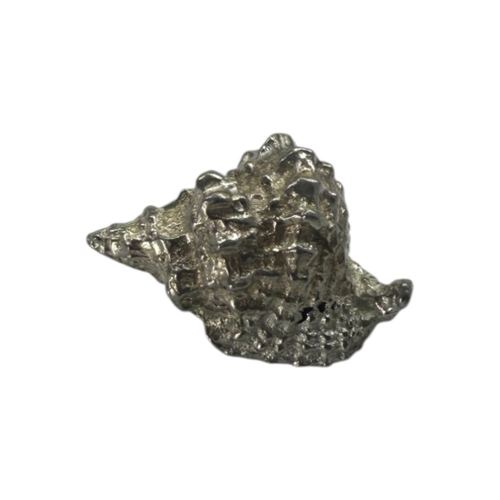 Cast Pewter Triton Shell Ornament