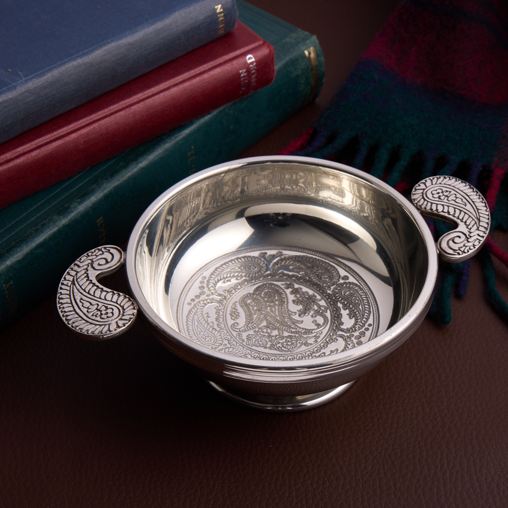 Paisley Pewter Large Quiach
