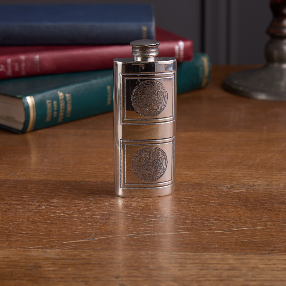 Kells 2oz Pewter Purse Flask Kells 2oz Pewter Purse Flask