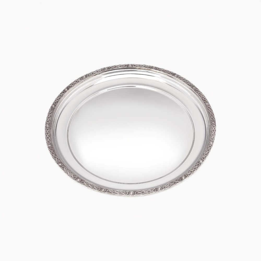 Medium Celtic Rim Pewter Tray Medium Celtic Rim Pewter Tray
