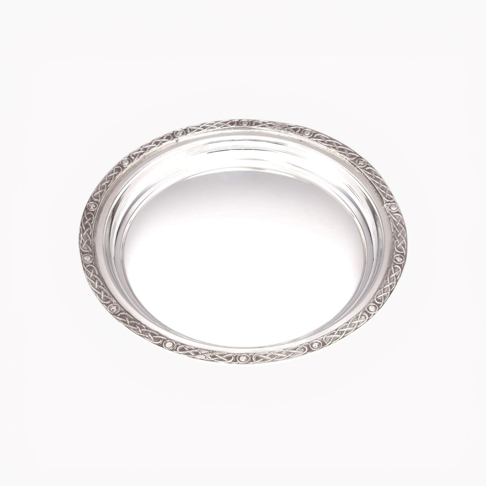 Small Celtic Rim Pewter Tray Small Celtic Rim Pewter Tray