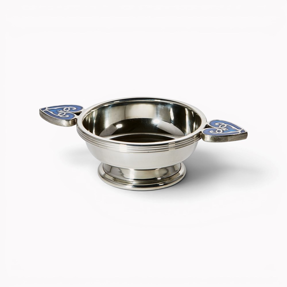 Blue Heart Of The Highlands Medium Quaich Blue Heart of the Highlands Quaich