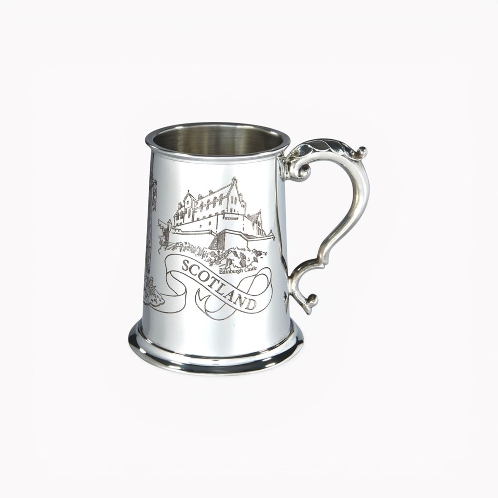 Scotland One Pint Pewter Tankard Scotland One Pint Pewter Tankard