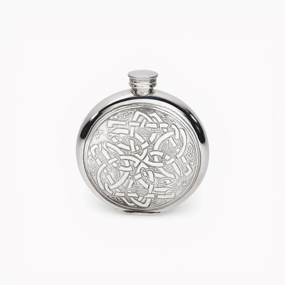 Round Celtic Circle Flask Round Celtic Circle Flask