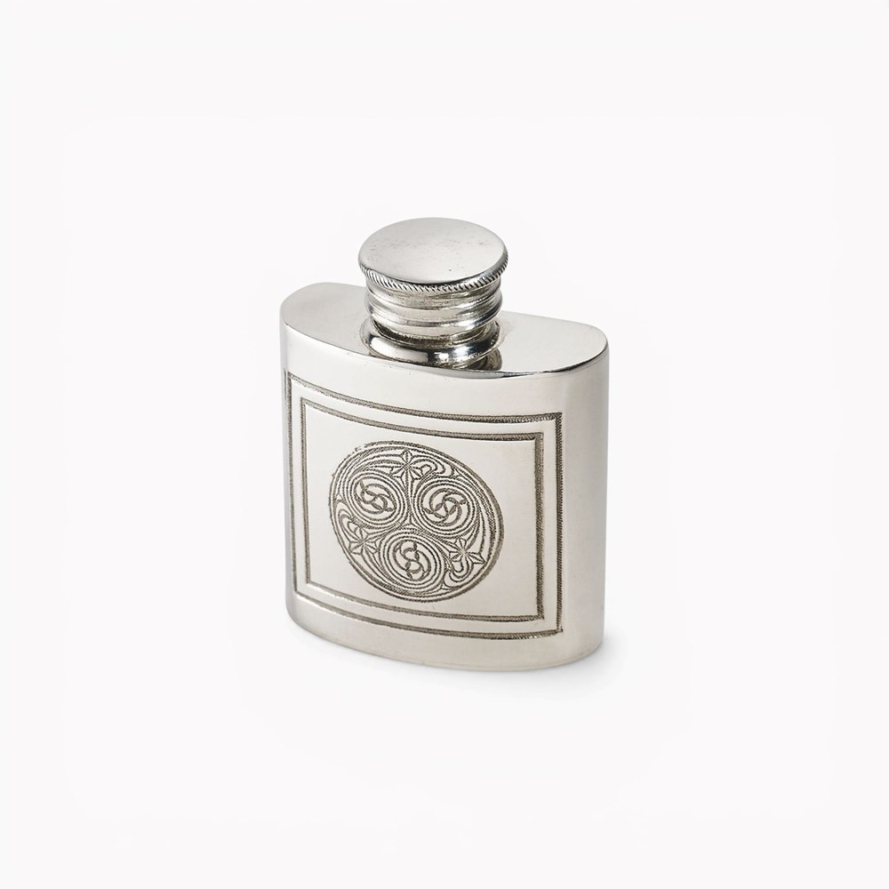 Tiny Kells Pewter Purse Flask Tiny Kells Pewter Purse Flask